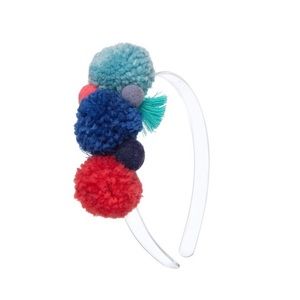 Lilies & Roses Multi-Pompom Headband